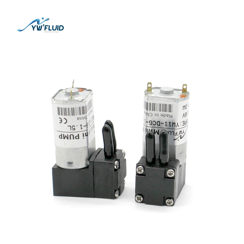 ปั๊มไดอะแฟรมวงกลมขนาดเล็ก รุ่น YW11 DC 6v 12v 24v ซีรีส์ DC