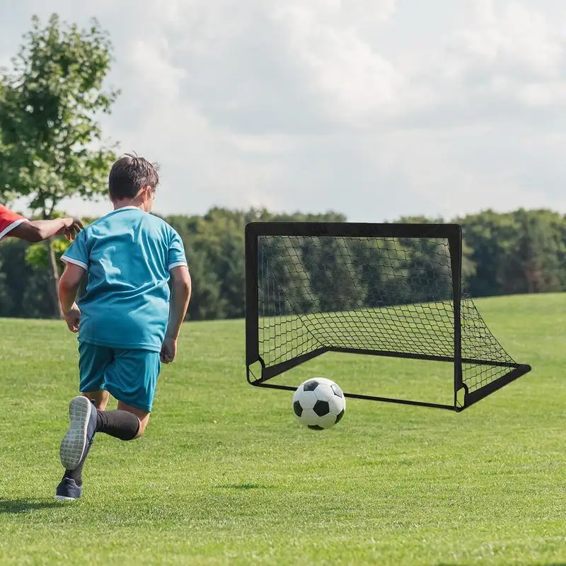 Petit short de but de football portable pour enfants, filet de football, entraînement de football pour les jeunes en bas âge, arrière-cour