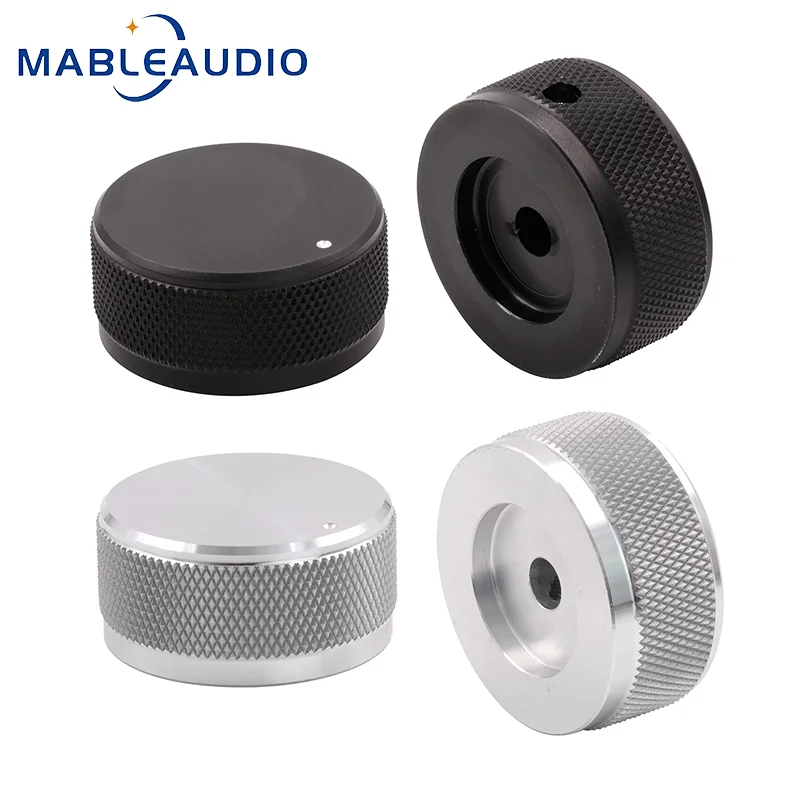 1 perilla de aleación de aluminio macizo de 35x16mm, perilla de volumen para potenciómetro, perilla moleteada para amplificadores de audio