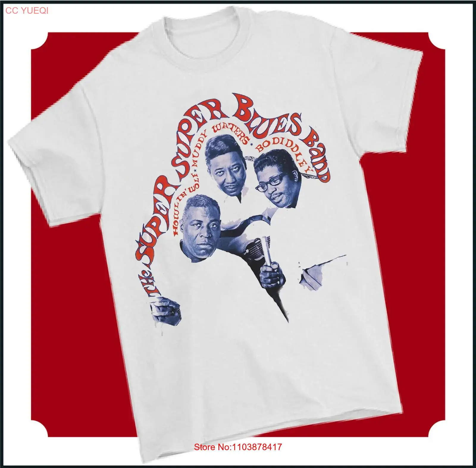 The Super Super Blues Band Album By Howlin Wolf And Muddy Waters T Shirt ZZ131