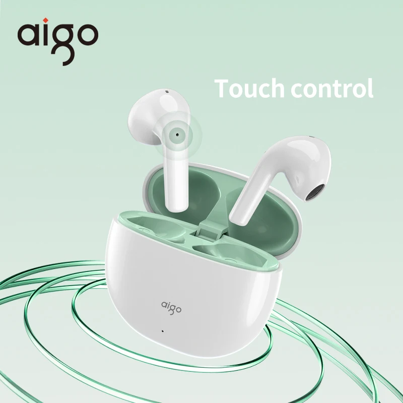 

Aigo TA68 Wireless Bluetooth Earbuds ENC Noise Reduction Headphone Waterproof Sport Exercise Music Headset For Mobile Smartphone