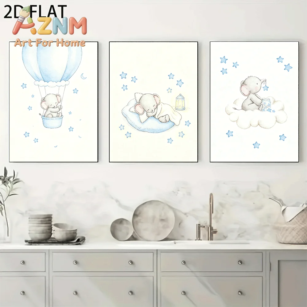 AZNM Rahmenloses Leinwandbild, – Baby Nursery Boy Bewertung und Preis