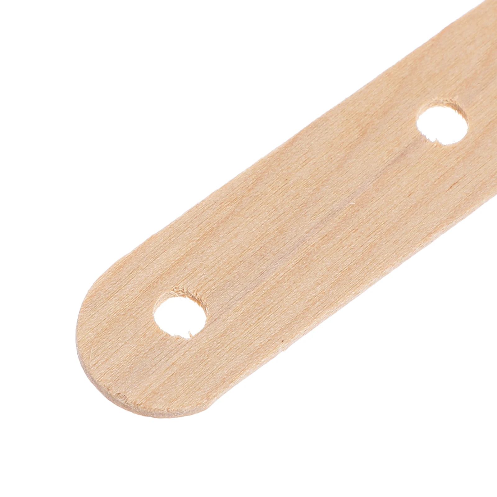 Soporte para mecha, palo de paletas, taza de cinco agujeros hecha a mano, madera duradera, reutilizable, diseño ajustable, mecha centrada estable, bricolaje, 50 Uds.
