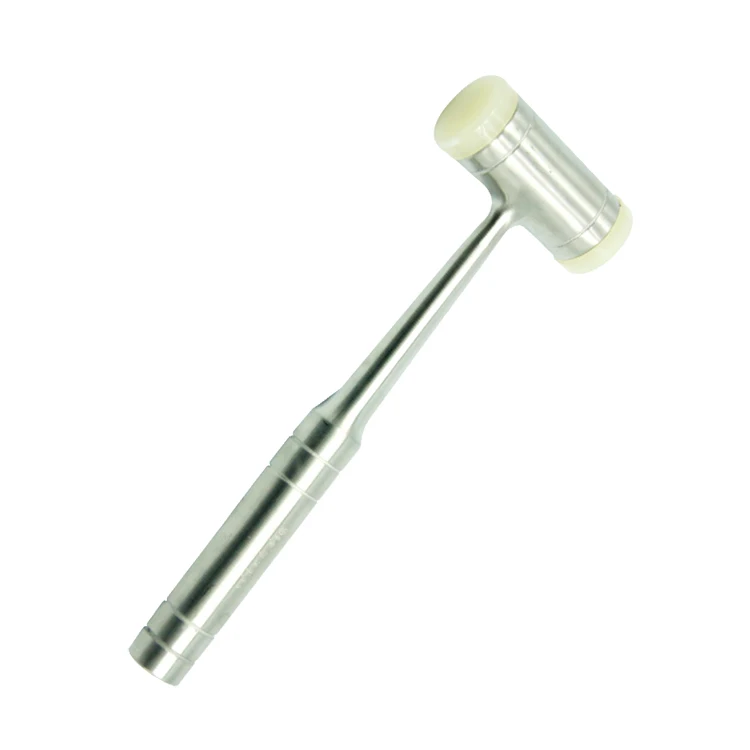 Double Nylon Replacement End Stainless Steel Dental Surgical Bone Mallet