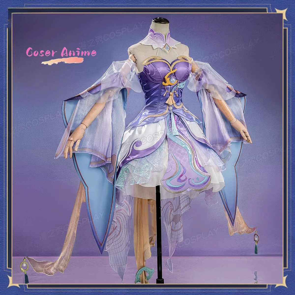 Honor of Kings Xi Shi You Long Jin Hua Cosplay Costume, Halloween Carnival & Christmas Outfit