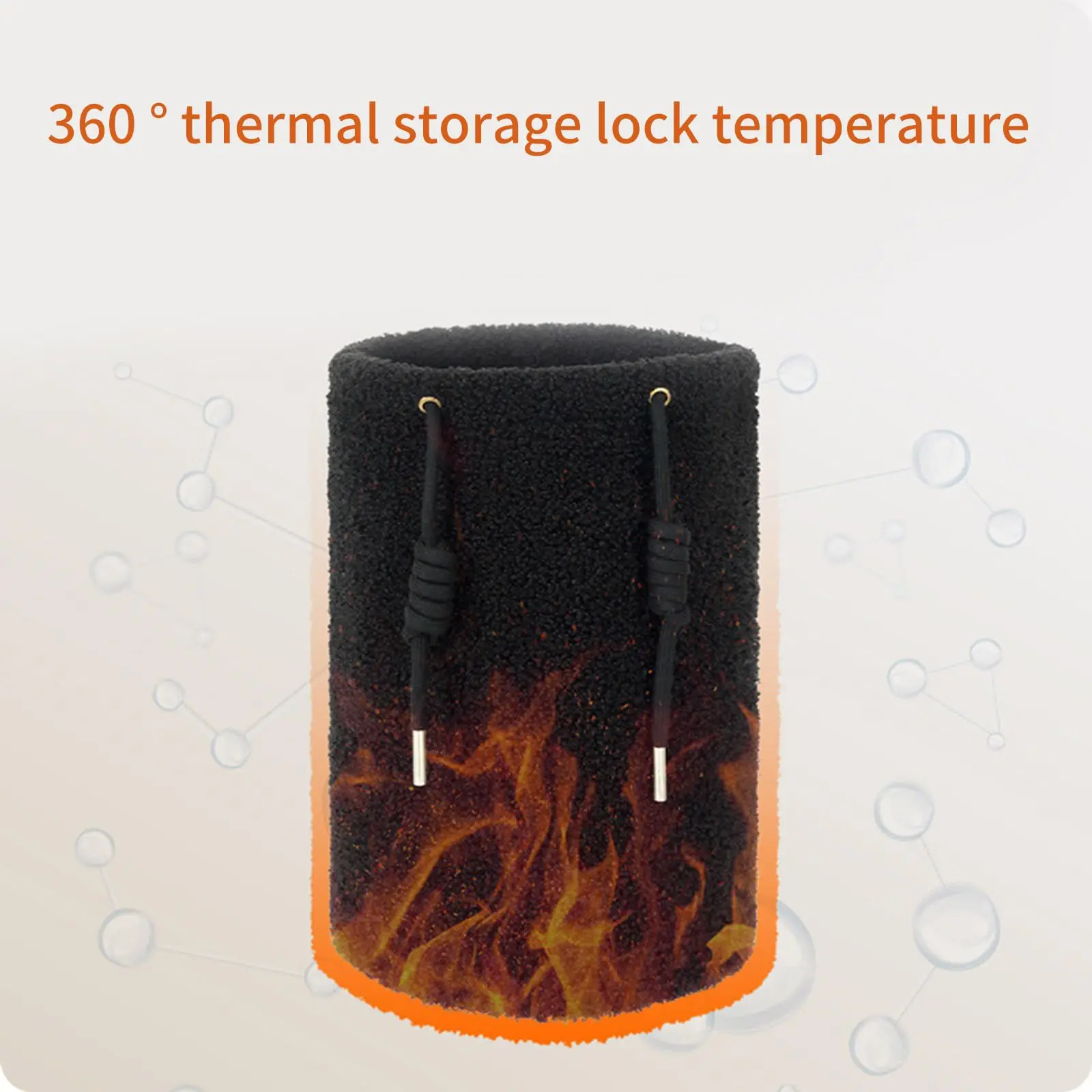 الشتاء الرقبة وشاح أنبوبي الحراري يندبروف القطبية الصوف باندانا غطاء الوجه قابل للتعديل الرقبة أدفأ ركوب الدراجات في الهواء الطلق الطقس البارد #5