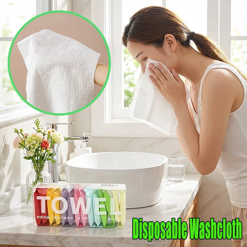Compressed Disposable Facial Cleansing Towel Thick Soft Cotton Non Woven Makeup Remover Wipes Travel Hotel Outdoor Plant Fiber