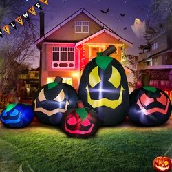 Halloween Arch Pumpkin Inflatable Home Outdoor Decoration Ghost Tree Spider Blow Up Yard Props For Holiday Party Garden With Led