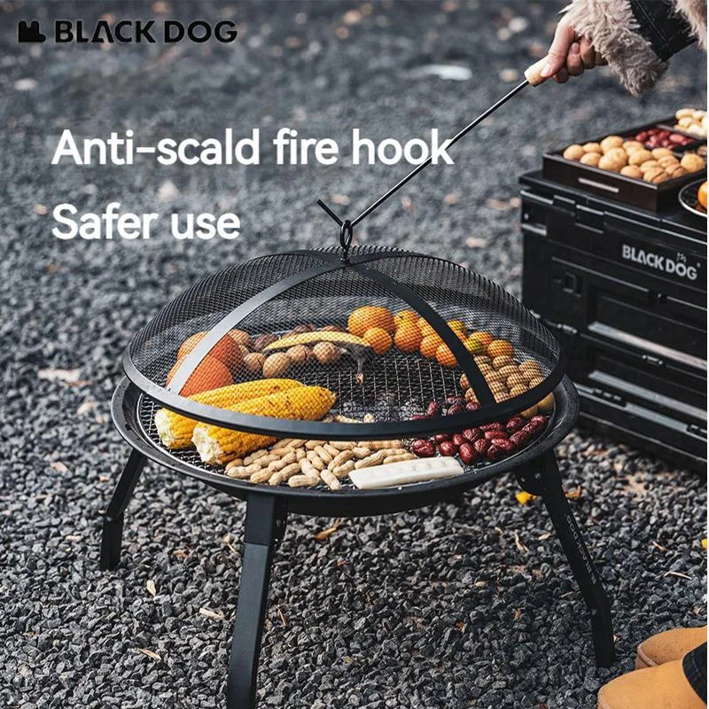 

Naturehike BLACKDOG Charcoal Grill Stove BBQ Stoves Outdoor Barbecue Camping Picnic Folding Oven Furnace Portable With Iron Net