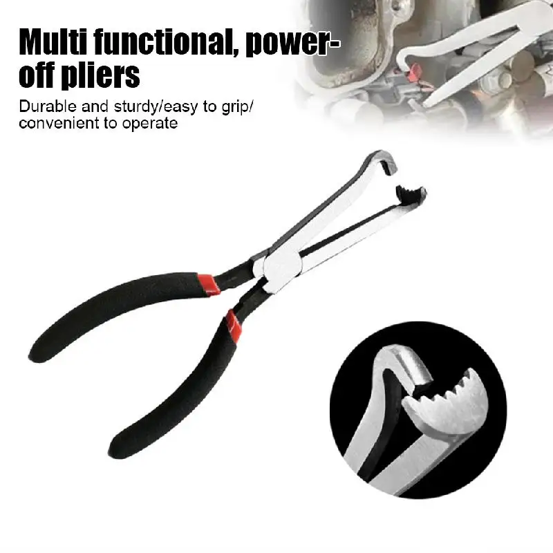 8inch Automotive Tools Electrical Connector Pliers for Car Fuel Line Pliers Disconnect Repair Tools for Push Tab Style Plugs