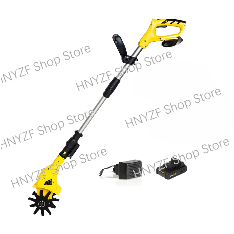 

Handheld 20V Lithium-ion Micro Tiller, Scarifier, Small Electric Hoe Rotary Tiller for Agricultural and Household Use