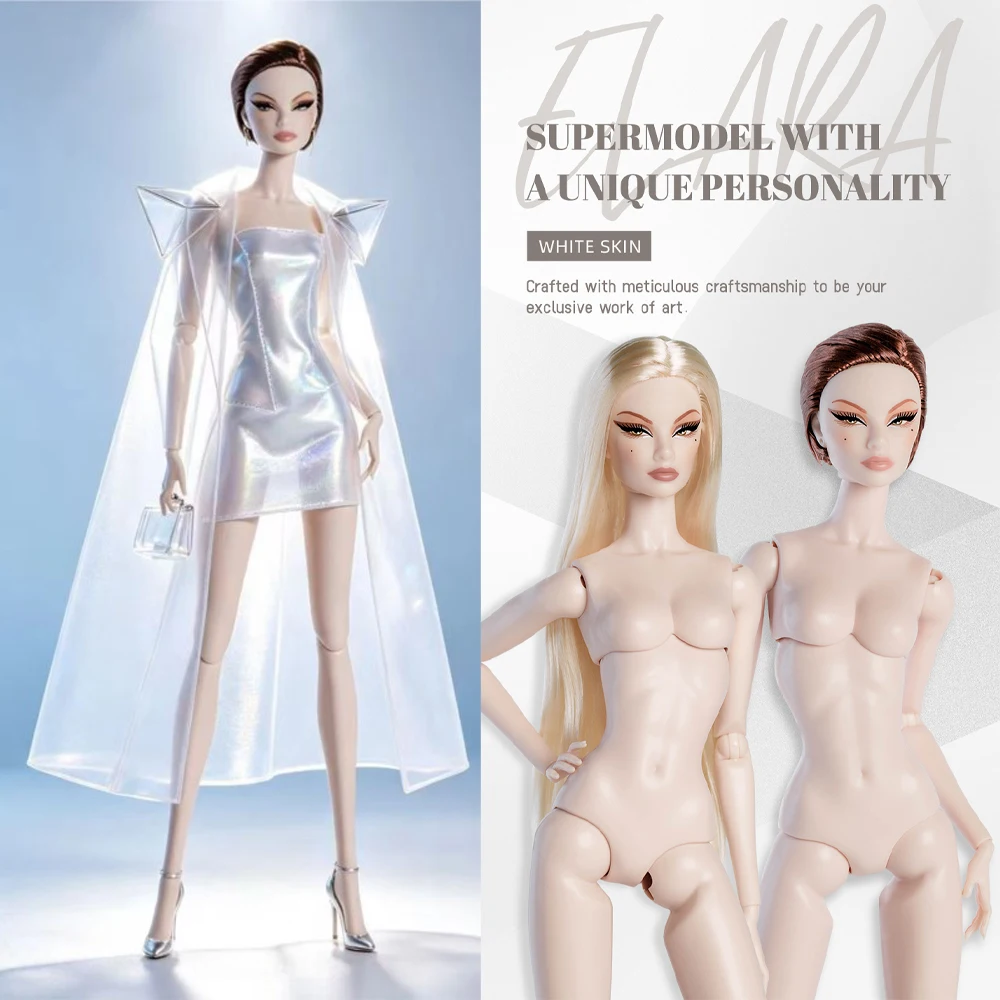 Кукла ELARA Xianxian 1/6, 32 см, с макияжем, супермодель, кукла Баби 1/6, белая кожа, 12 подвижных суставов, игрушка для переодевания, коллекционный подарок
