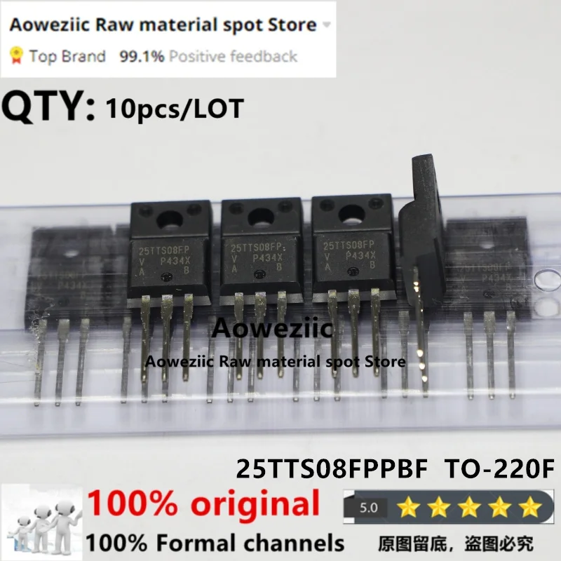 

Aoweziic 100% New Imported Original VS-25TTS08FPPBF 25TTS08FPPBF 25TTS08FP TO-220 Effect Field Tube 800V 25A