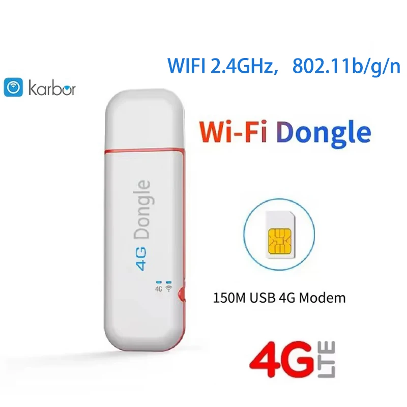 

Мини lwifi Karbor Hot Digital Signage Dongle Usb Wi-Fi Dongle Модем со слотом для SIM-карты 4g Lte Wi-Fi-модем Usb Dongle Router