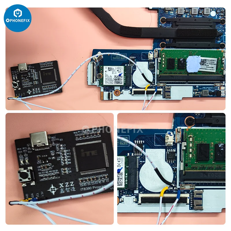 XZZ IT8390 Programmer iTE EC Burner untuk Notebook Laptop Intel ITE85XX ITE83XX seri Chip membaca alat pembakar tidak ada pembongkaran