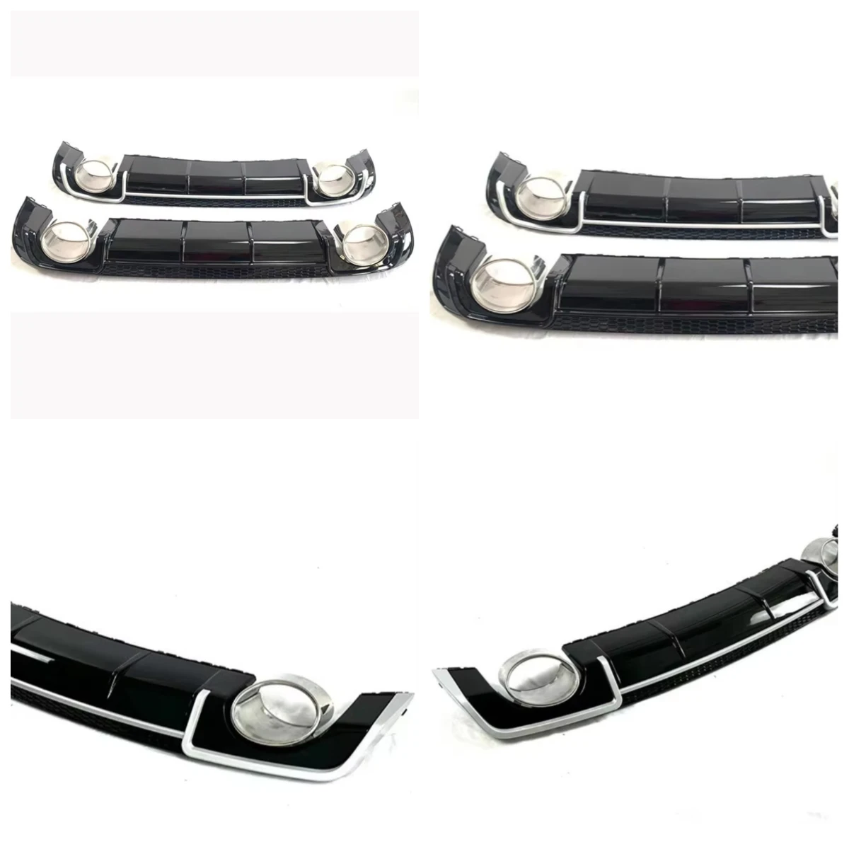 

Высококачественный задний диффузор Stlf черного цвета с хромированием и выхлопной трубой, подходит для A3 седан и хэтчбек (стандартные и S-line модели) 2013-2019 годов выпуска.