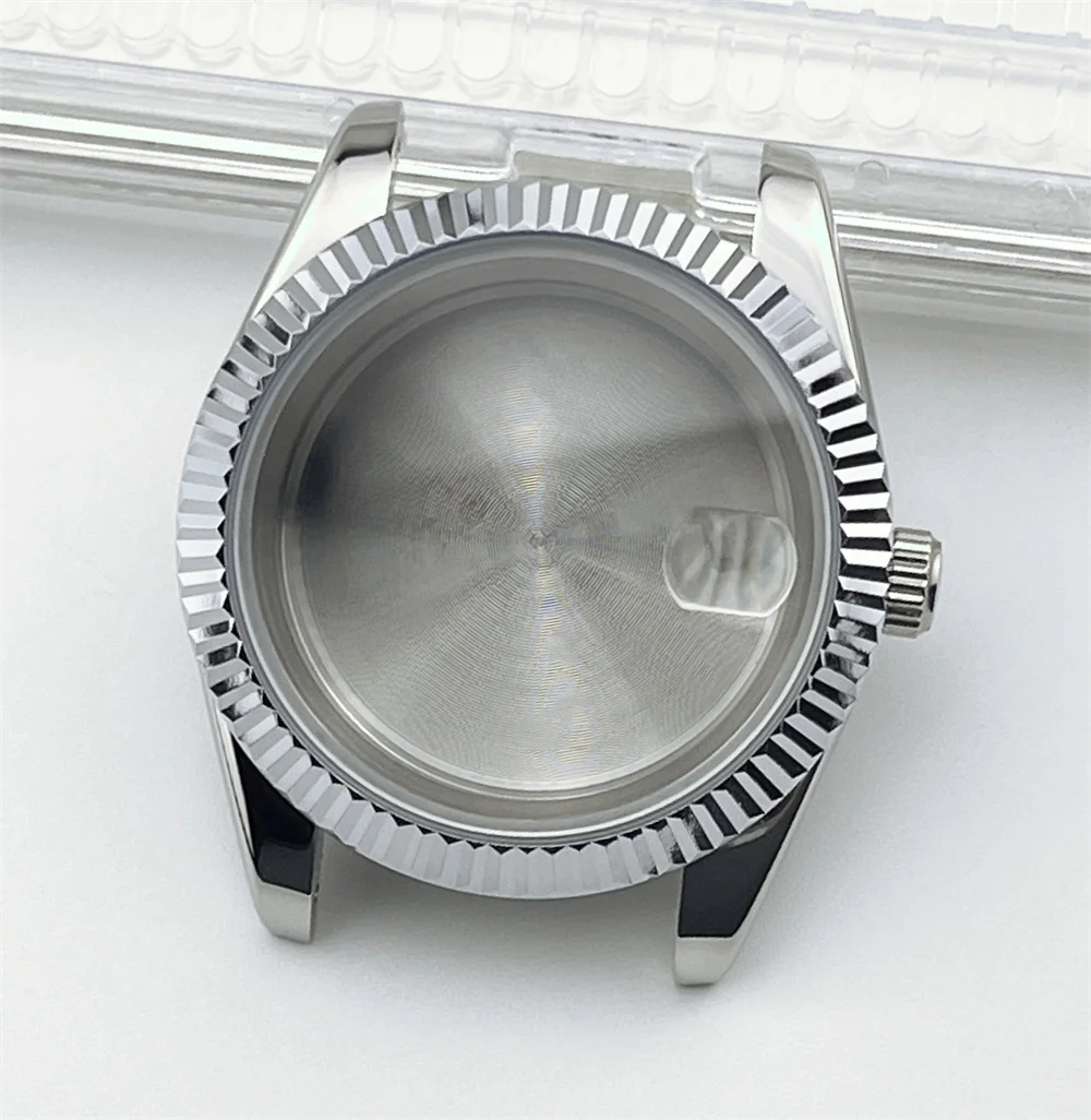 NH35 حالة تسجيل 39 مللي متر تعديل الجدول الميكانيكية NH34 NH36 7S26 موبايل الياقوت الزجاج الطلب مؤشر توهج 316 الدقة الصلب