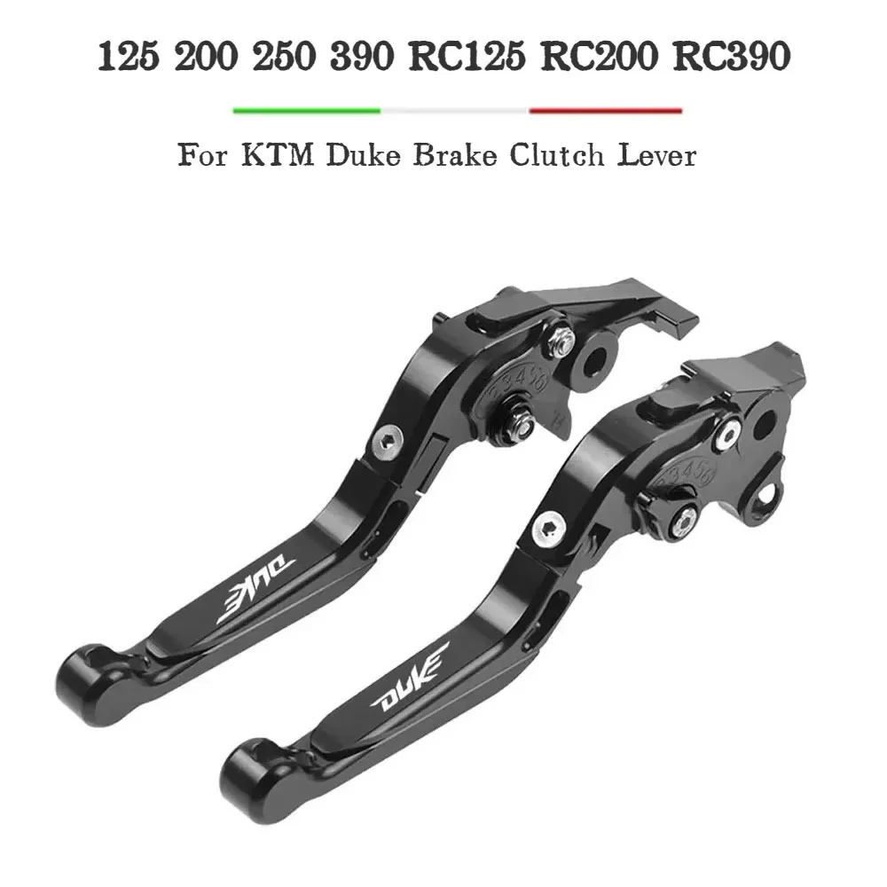 Для KTM Duke 125 200 250 390 RC125 RC200 RC390 рычаг тормоза сцепления CNC Алюминиевый Выдвижной регулируемый фоторемень