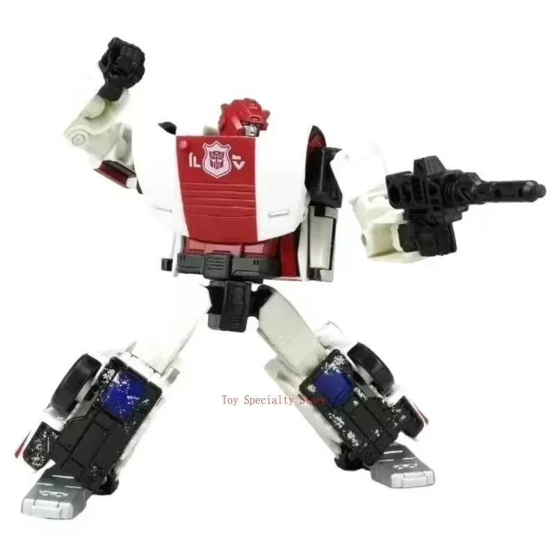 

In stock Transformer WFC-S35 Red alarm brand new Limited toys Movie Series Double Gun Warrior Anime characters Desktop ornaments