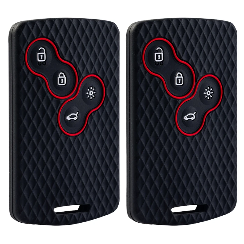 Silikon-Autoschlüsselhülle für Renault Megane 2 3 Clio Scenic Duster Kaptur Captur Logan Laguna Zoe Koleos Danilo Nema Fluence