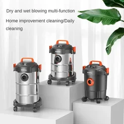 Vacuum cleaner new strong high-power handheld household small vacuum cleaner wet and dry blowing bucket vacuum cleaner