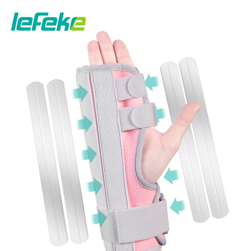 Lefeke Multi Finger Brace Middle Ring or Little Finger Finger Splint Left Right Women Hand Brace Sweatproof Breathable Brace