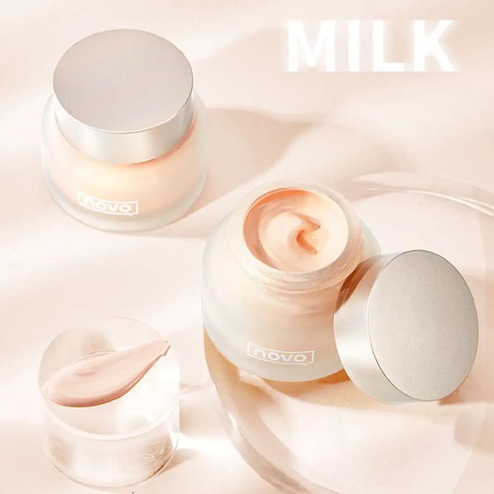 For NOVO Face Cream Korean Face Pendant High Coverage Foundation Professional Concealing Foundation Makeup Foundation 24H