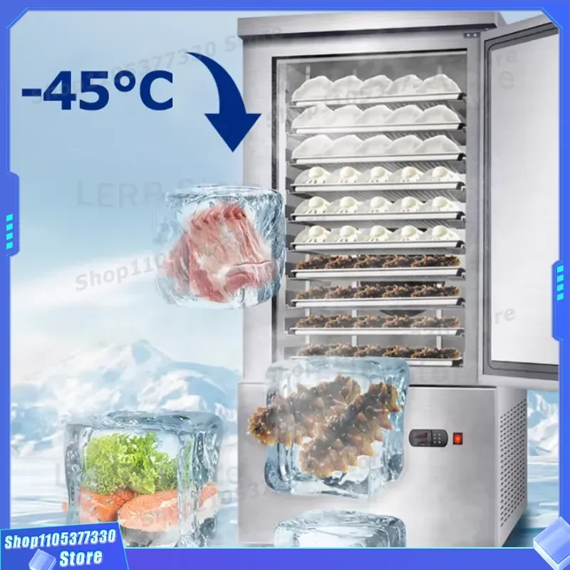 Commercial Blast Freezer for Seafood Dumplings and Sea Cucumber Rapid Cooling Equipment Reaching Minus 40 Degrees Industrial