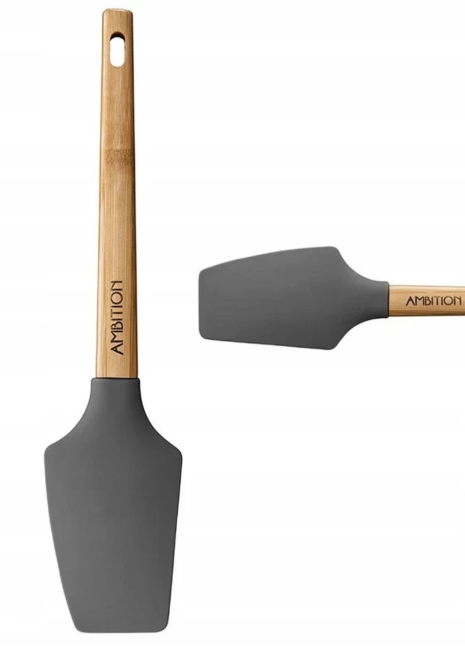 Spatule de cuisine en silicone Ambition gris 30,3 cm