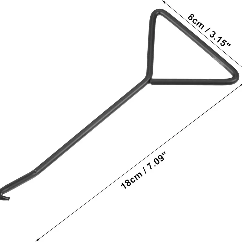 Ferramenta profissional de desmontagem e tração de mola de gancho em forma de T, instalação de mola de suporte lateral, alça ultra longa