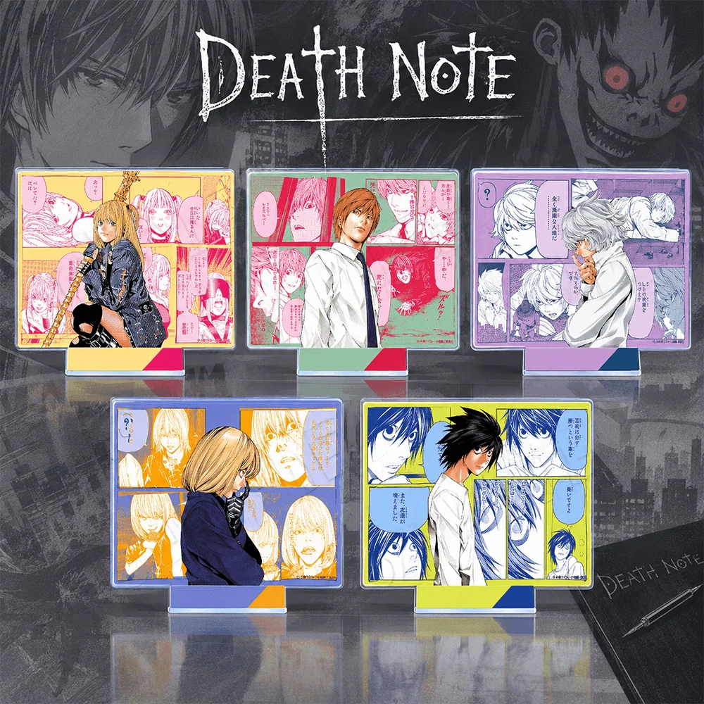 Death Note Misa Amane 15cm Acrylic Stand Keychain Anime Character Desktop Ornament Collection Figure Decor Gift Fans Souvenir