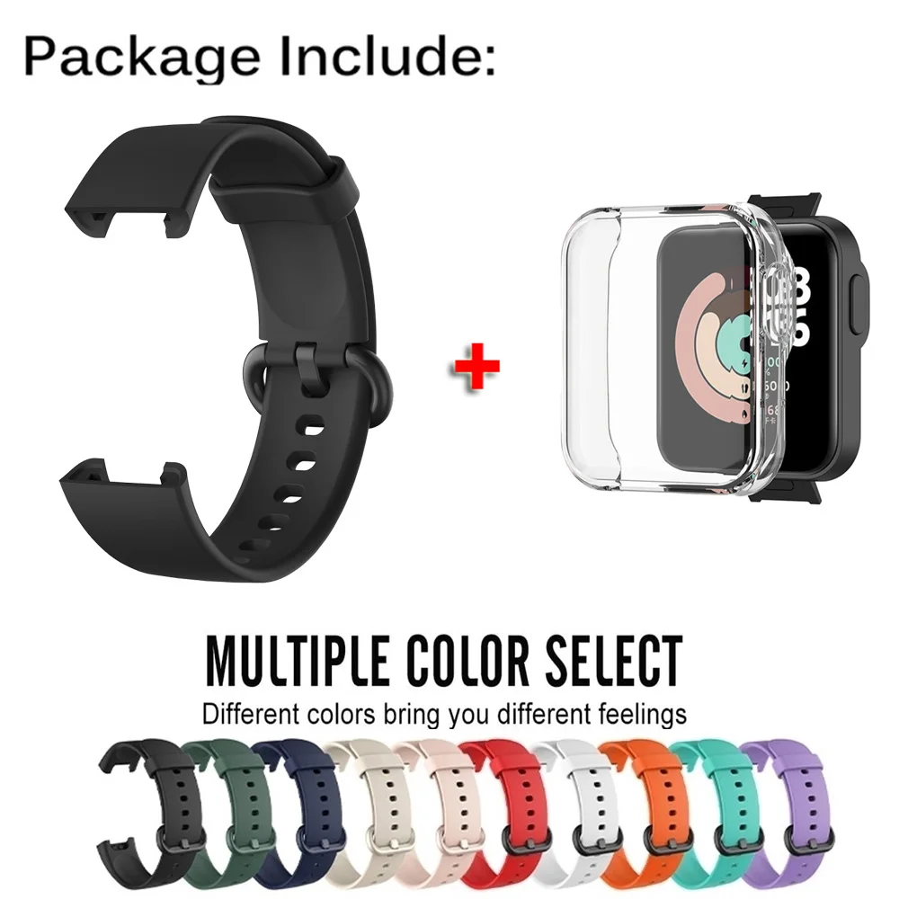 Correa de repuesto para Mi Watch Lite, Correa de silicona para XiaoMi Mi Watch Lite