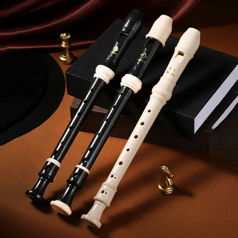 

8 Hole Recorder Student Adult Resin Adjustable Recorder Detachable Portable Vertical Flute Professional Woodwind Instruments