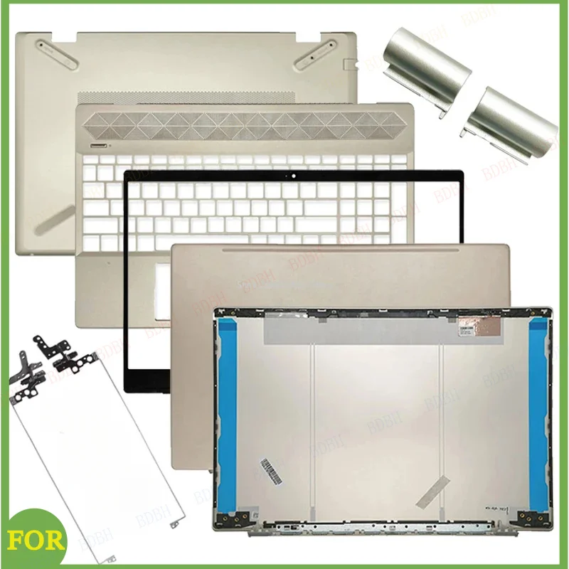 

НОВЫЙ чехол для ноутбука HP Pavilion 15-CS 15-CW TPN-Q208 TPN-Q21: задняя крышка LCD/рамка/петли/подставка для рук/нижний корпус, золотой, L28379-001