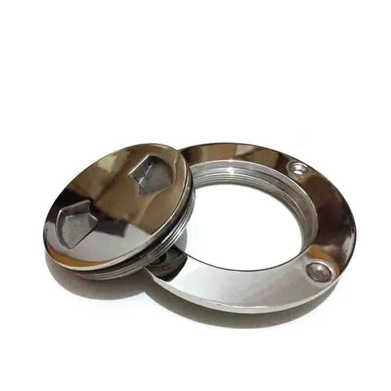 316 stainless steel fan-shaped deck disk 200mm Marine hardware ship yacht accessories warehouse cover