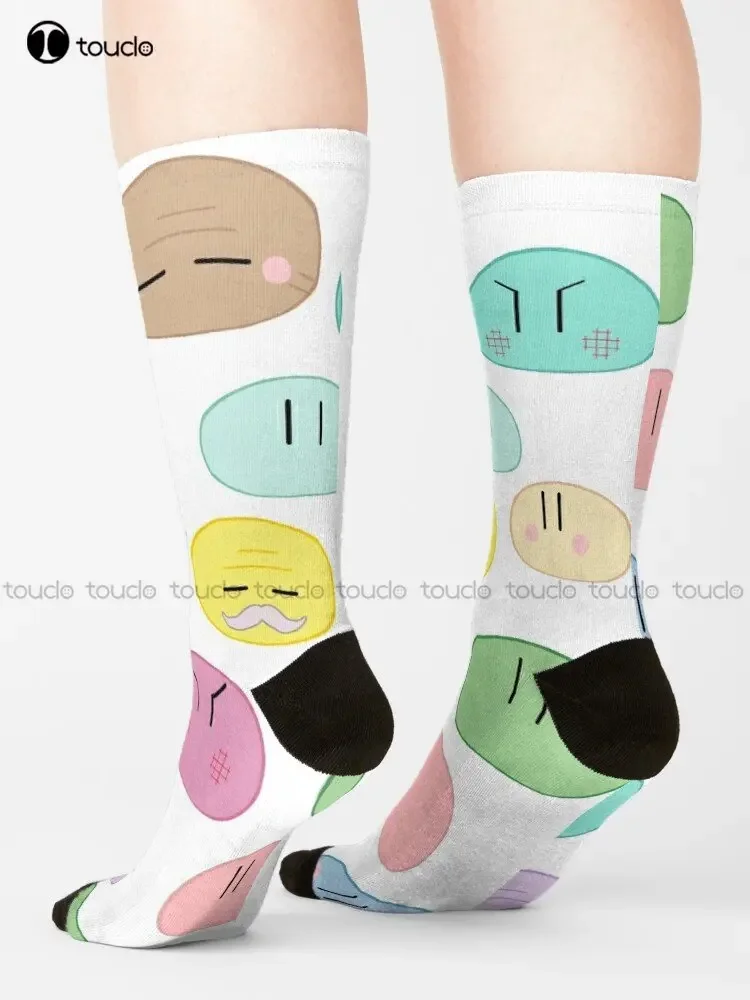 Dango Daikazoku - The Big Dango Family Socks Cotton Socks For Women Personalized Custom Unisex Adult Teen Youth Socks Streetwear