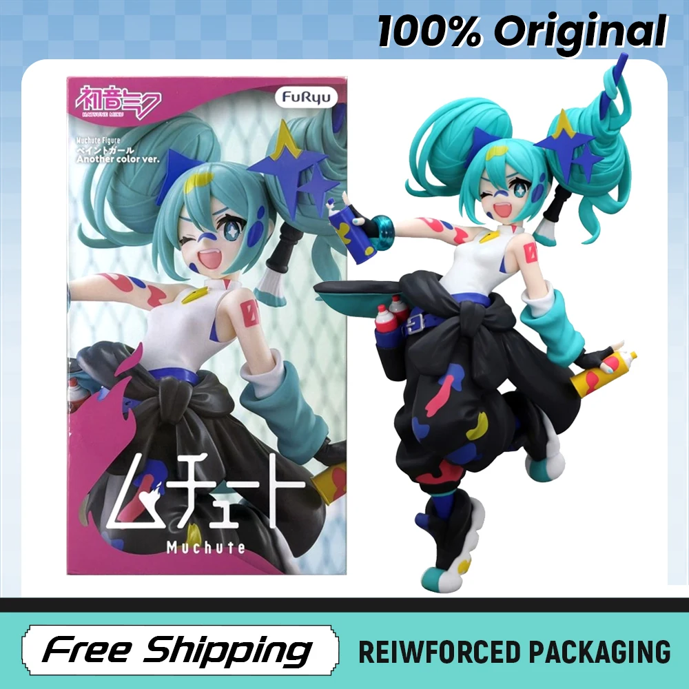 en-stock-furyu-hatsune-miku-muchute-figure-painter-girl-another-color-ver-figurine-d'anime-modele-original-cadeaux-de-collection-ornements