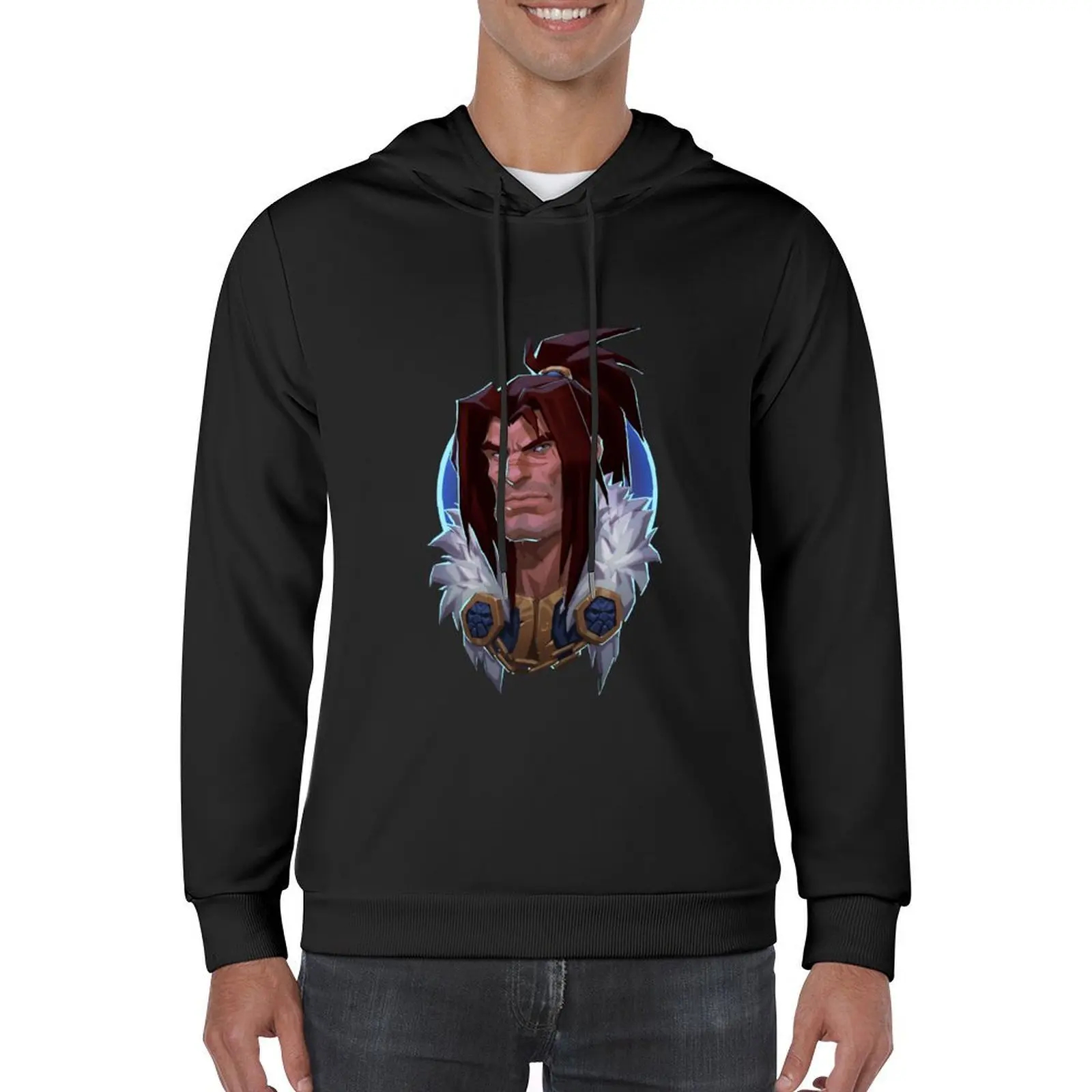 Varian Wrynn العمل الفني الشخصي هوديي الخريف سترة الرجال مقنعين قميص الرجال قميص العرق ملابس رجالية رياضية الرجال