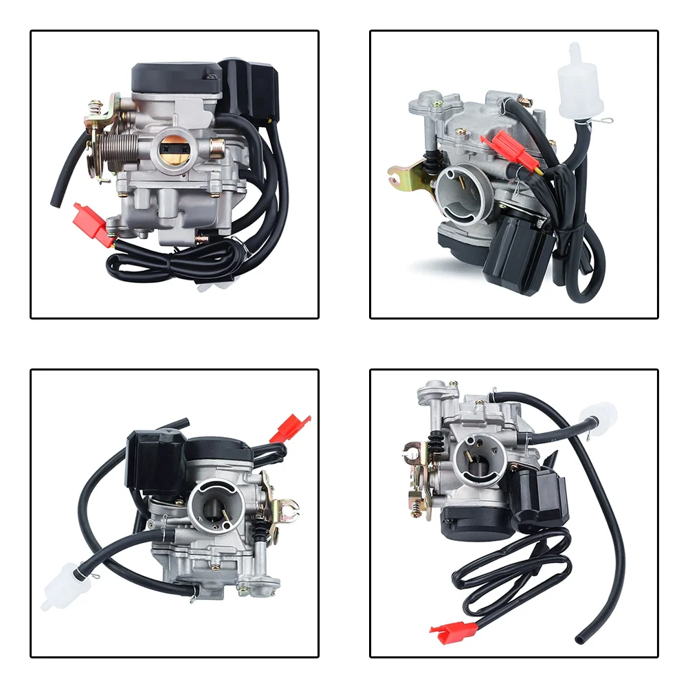 

Engine Upgrade PD18J Carburettor Carburettor For Scooters Improved Acceleration 15*11*10.5cm Aluminum Construction