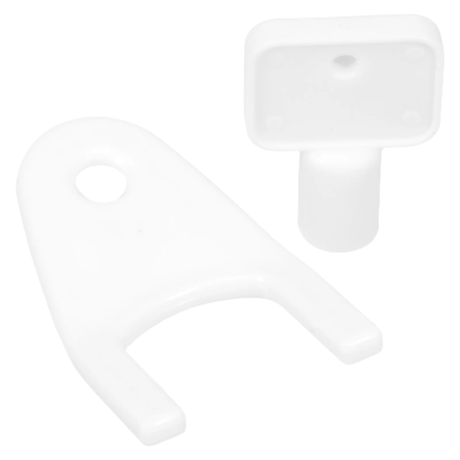 

2pcs Paper Towel Tissue Box Auto Key Dispenser Replacement Hard Maintenance White ABS Secure Lock for Commercial