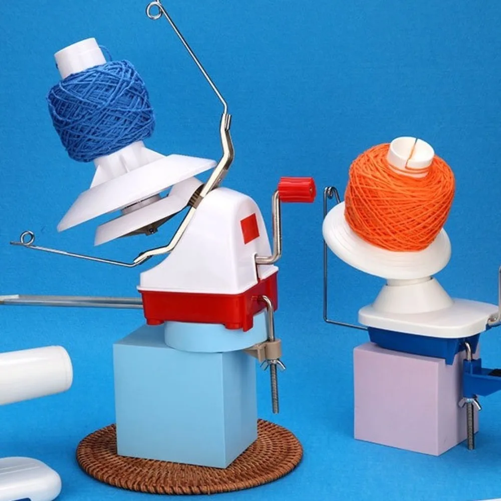

Knitting Tool Hand Operated Manual Wool Ball Winder Swift DIY Handheld Winder Machine Plastic Portable Yarn Winder Sewing Making