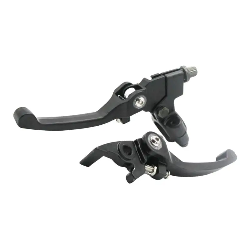 CNC Folding Brake Lever & Clutch Handlebar Grip Lever for Dirt Bike, Black image 3