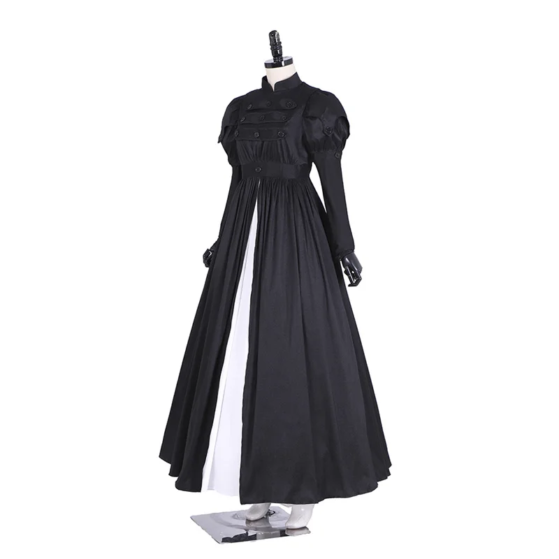 Black Medieval Dress Princess Southern Belle Costume Ball Gown Gothic Lolita Dress Adult Women Party Evening Dress Custom Made