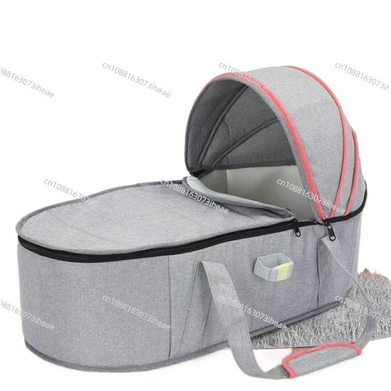 Newborn Kids Bed for 0-3years Going Out Foldable Car Convenient Toddler Bed Sleeping Basket Child Bed for Children Furniture
