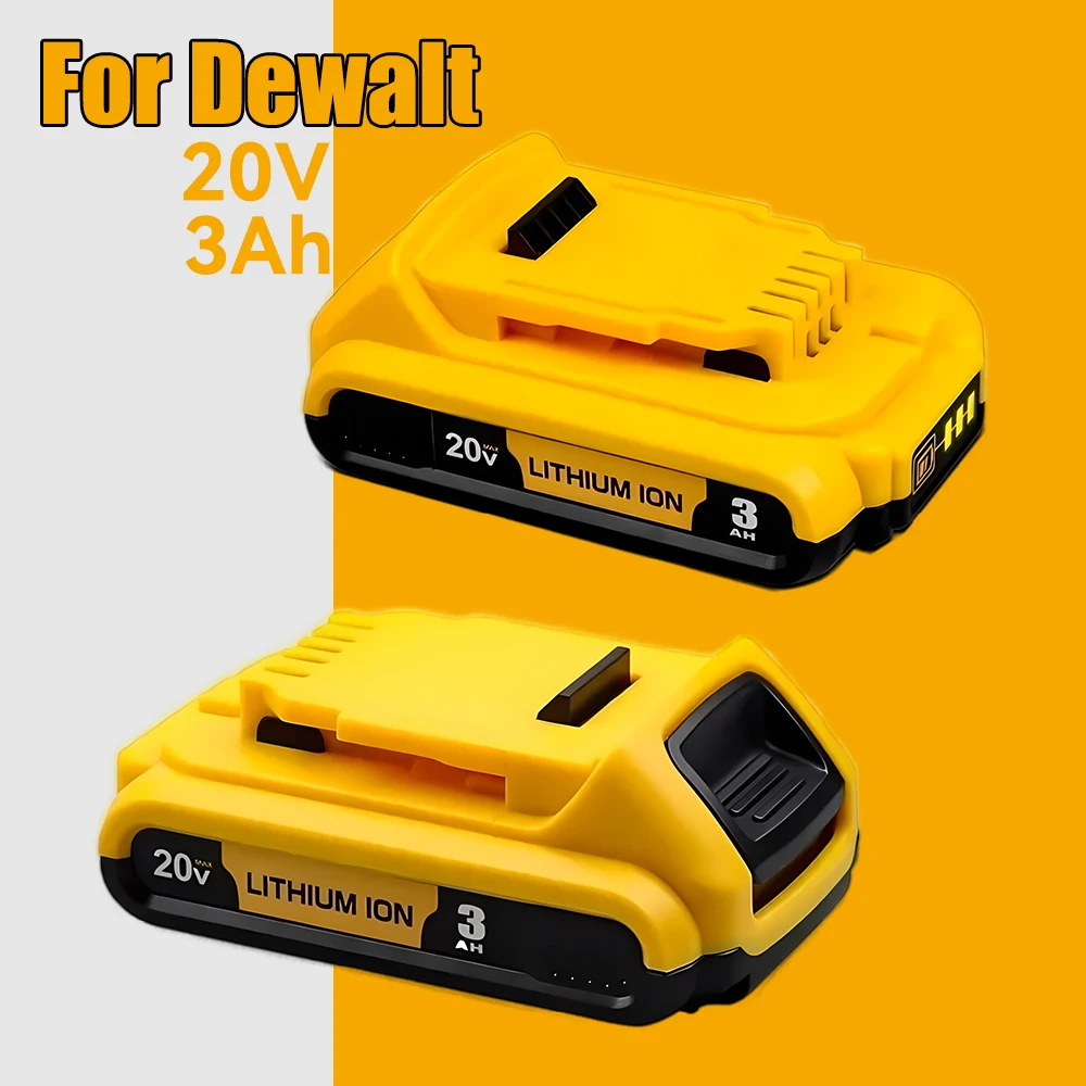 

20V 3Ah DCB203 Li ion Battery Replacement for DeWalt 18v 20Volt Max Lithium Ion Batteries DCB206 DCB205 DCB204 DCB200Power Tools