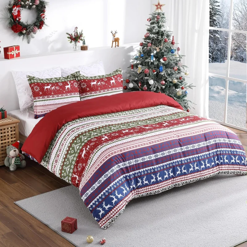 Extra large bed duvet cover, super soft bed, home decor (1 duvet cover, 2 pillowcases, no duvet)