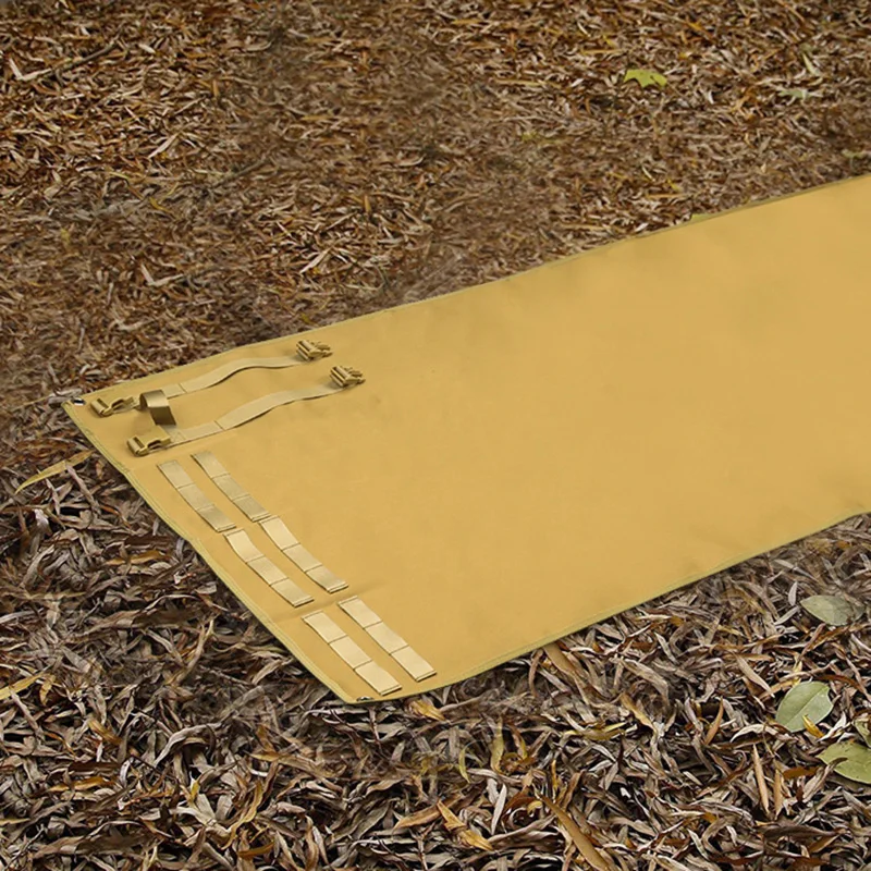 Tactical Prone Shooting Mat Foldable Molle Hanging Outdoor Airsoft Shooting Mat Camping Hunting Aiming Asist Moisture-proof Pad