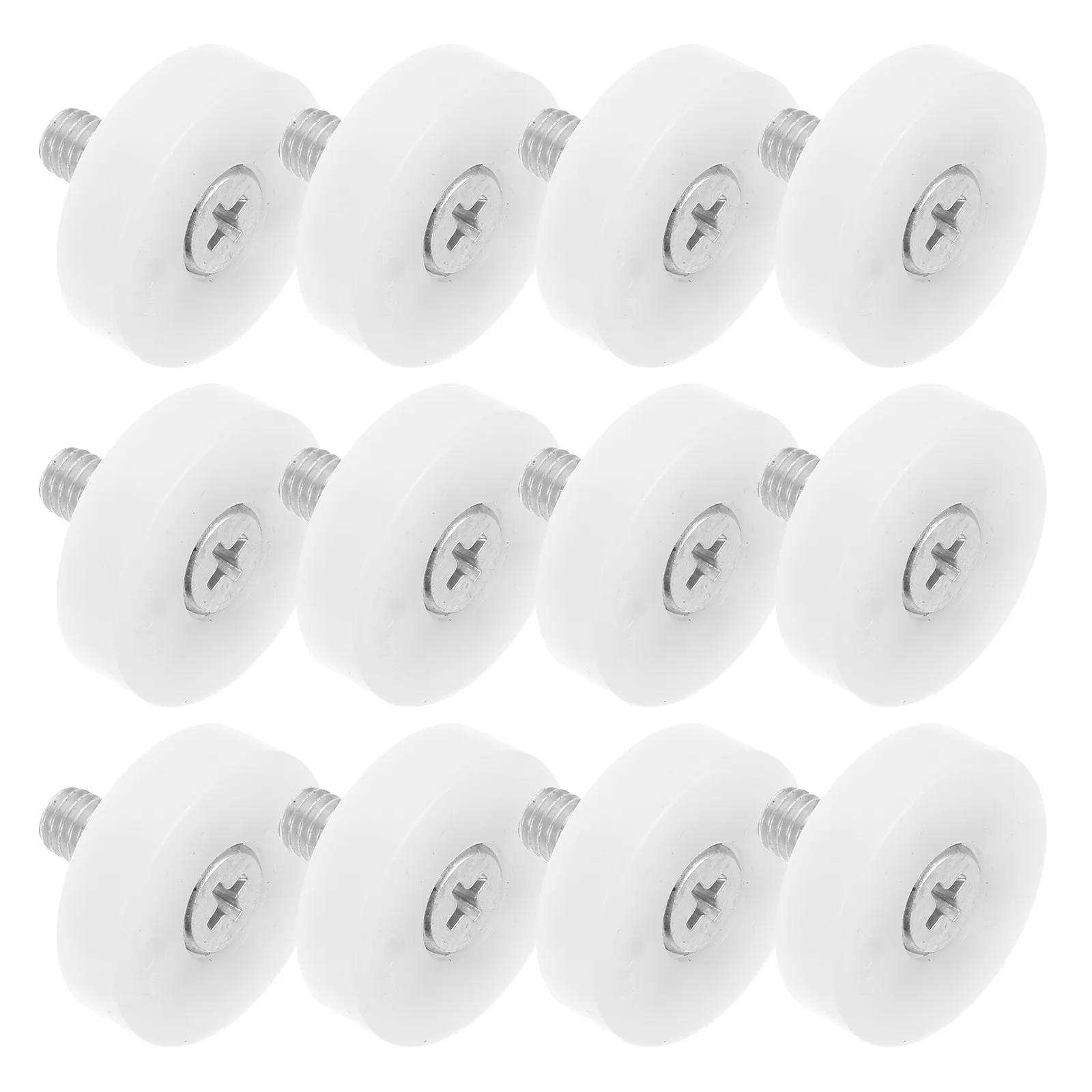 12 pcs Heavy Duty Sliding Door Smooth Drawer Cabinet Halloween Christmas New Year Drawer Pulley Wheel Drawer Slide Roller Track
