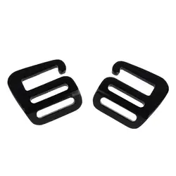 1 Pair g shaped hook Webbing Buckle Clip  Backpack Bag Hardware 40x38x2.5mm for Men Women Camping Backpacking Outdoors