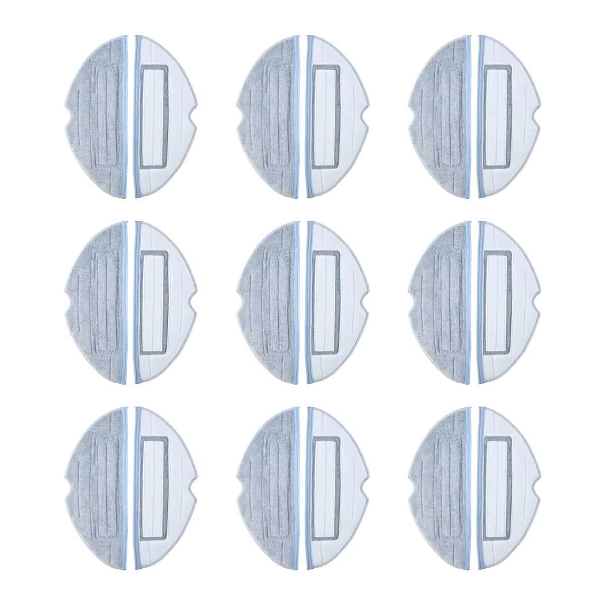 18Pcs Replacement Mop Cleaning Cloth for S7 T7 T7Plus Robot Vacuum Cleaner Spare